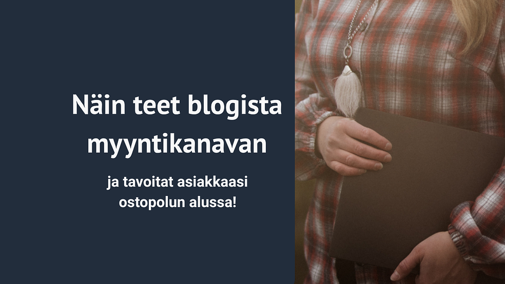 Myyvä blogi by Tmi Sarita Peltoniemi